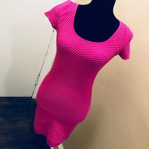 Forever 21 Fuchsia Stretch Mini Dress